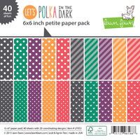 Lawn Fawn Petite Paper Pack 6x6 - Let's Polka in the Dark LF953 FREE SHIPPING