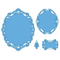 Marianne Design Creatables Die Large Oval By Petra, 4 Die Set LR0240
