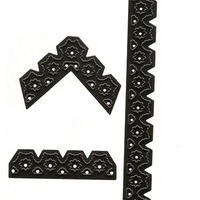 Nellie's Multi Frames Dies Corners and Borders Combi Snowflakes MFD036