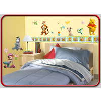 Decorative Wall Stickers Decorate in Minutes Disney Tigger & Pooh 44 Large Stickers