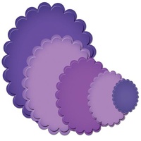 Spellbinders Nestabilities Classic Scalloped Ovals Large S4-111 FREE SHIPPING