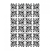 Ultimate Crafts Embossing Folder 5 x 7 White Christmas Mistletoe Magic