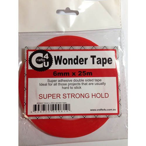 Wonder Tape DoubleSided 6mm x 25m STRONGEST Tape
