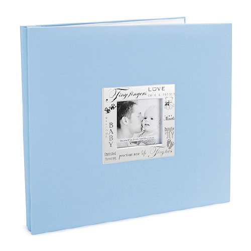 12x12 Baby Boy Blue Scrapbooking Photo Album MBI Words of Expressions