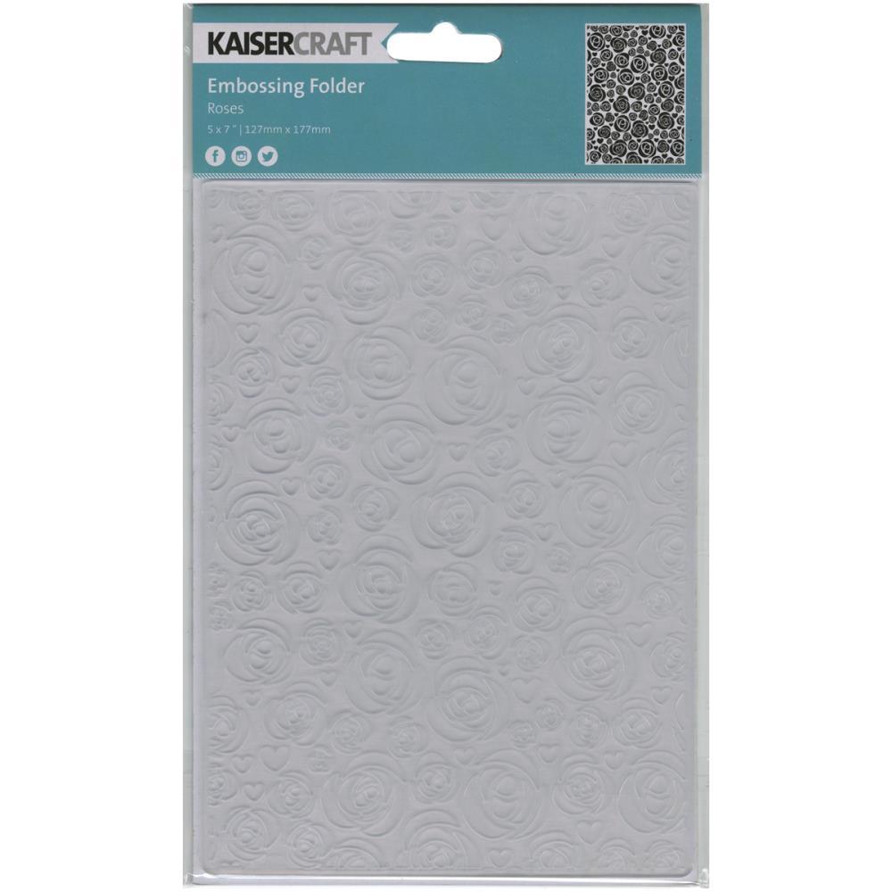 KaiserCraft Embossing Folder 5x7 Roses