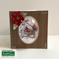10 Snow Globe 6x6 Card Kit 300gsm Oval Dome