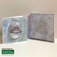 10 Snow Globe 6x6 Card Kit 300gsm Oval Dome