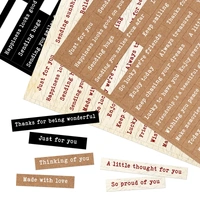 Cosmic Shimmer Sentiment Snippets - Words to Treasure