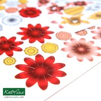 Katy Sue Chrome Effects - Die Cut Flowers & Leaves