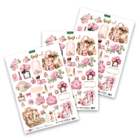 Katy Sue - Rose Couture Die Cut Embellishments, 3 sheets