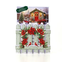 Katy Sue Petite Poinsettias Die Cut Embellishments, 3 sheets
