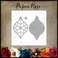 Paper Rose Dies Crystal Ornament Layer 1 17769