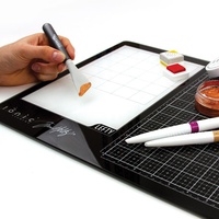 Tonic Studios Tim Holtz Glass Media Mat LEFT-HANDED