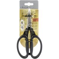 Tim Holtz Kushgrip Non-Stick Micro Serrated LEFT HANDED Snip Scissors 7 Inch