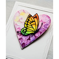Memory Box Die Open Studio Wirework Hearts 32218