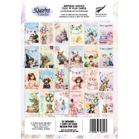3Quarter Designs - Birthday Wishes - Tuck n Play Cards