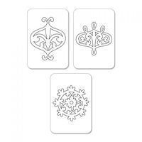 Sizzix Sizzlits Decorative Accent & Flower Wreath Die Set 657998 