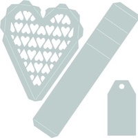 Sizzix Thinlits Die Heart Box 662518