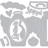 Sizzix Thinlits By Jen Long Angel Fold-A-Long Card 663173