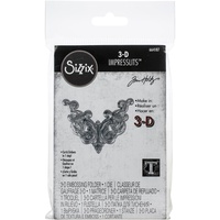 Sizzix 3-D Impresslits Cut and Emboss Folder Fanciful by Tim Holtz 664187