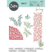 Sizzix Thinlits Die Set 8pk Intricate Corners 664453