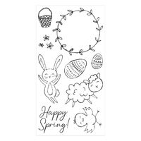 Sizzix Clear Stamps Set 9PK - Spring Essentials by Olivia Rose 665829