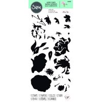 Sizzix Layered Clear Stamps Set 13PK Watercolour Bouquet