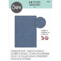 Sizzix 3-D Textured Impressions Embossing Folder - Ornamental Spiral by 666054