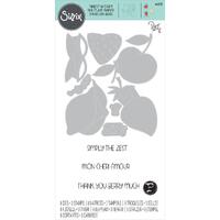 Sizzix Framelits Die Set 8PK w/3PK Stamps Fruity Friends #1
