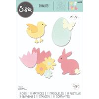 Sizzix Thinlits Die Set 11PK - Basic Easter Shapes by Olivia Rose 666108