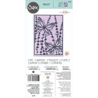 Sizzix Thinlits Die Set 2PK - Botanical Card Front by Jennifer Ogborn 666110