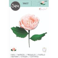 Sizzix Thinlits Die Set 7PK - Garden Rose by Jess Slack 666120