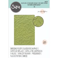 Sizzix Multi-Level Textured Impressions Embossing Folder - Delicate Leaves by Jennifer Ogborn 666139