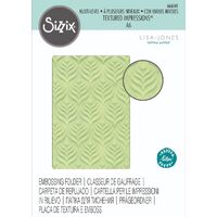 Sizzix Multi-Level Textured Impressions Embossing Folder - Palm Repeat by Lisa Jones 666141
