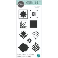 Sizzix Layered Clear Stamps Set 9PK - Geo Repeat by Lisa Jones 666144