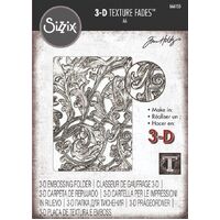 Sizzix 3-D Texture Fades Embossing Folder - Entangled by Tim Holtz 666155