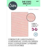 Sizzix 3-D Textured Impressions Embossing Folder Musical Notes