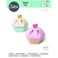 Sizzix Thinlits Plus Die Set 2PK Fabulous Cupcake Box