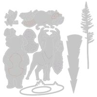 Sizzix Thinlits Die Set 8PK Forest Animals #2