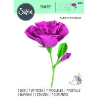Sizzix Thinlits Die Set 7PK Lisianthus