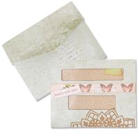 Sizzix Thinlits Dies 6PK Journaling Card Envelope and Windows