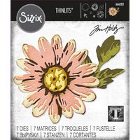 Sizzix Thinlits Die Set 7PK - Blossom by Tim Holtz 666283