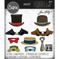 Sizzix Thinlits Die Set 9PK - Tailored by Tim Holtz 666289