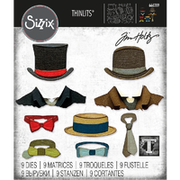 Sizzix Thinlits Die Set 9PK - Tailored by Tim Holtz 666289