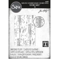 Sizzix Multi-Level Texture Fades Embossing Folder - Dotted by Tim Holtz 666292
