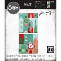 Sizzix Thinlits Die Set 27PK Holiday Blocks
