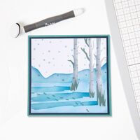 Sizzix Layered Stencils 4PK Winter Scenes
