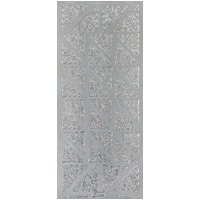 Starform Sticker Sheet 4 x 9 Inch Corners 4 Silver