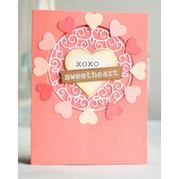 Memory Box Die Gilded Heart Circle 94388