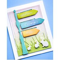 Memory Box Die Old Fashioned Sign Post 94448